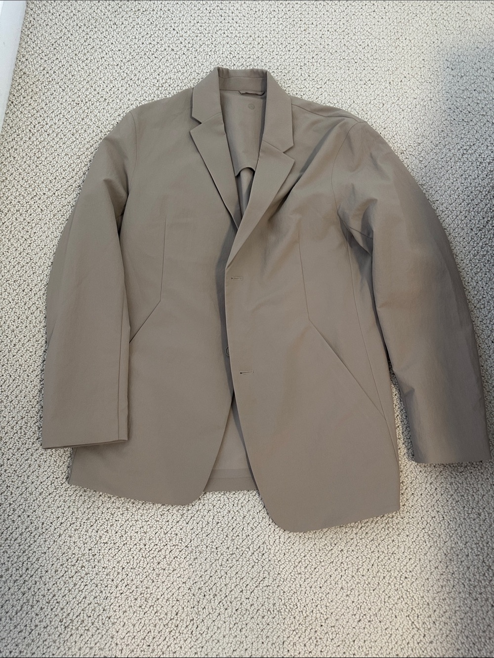lululemon athletica Men's Taupe Sport Coat Blazer